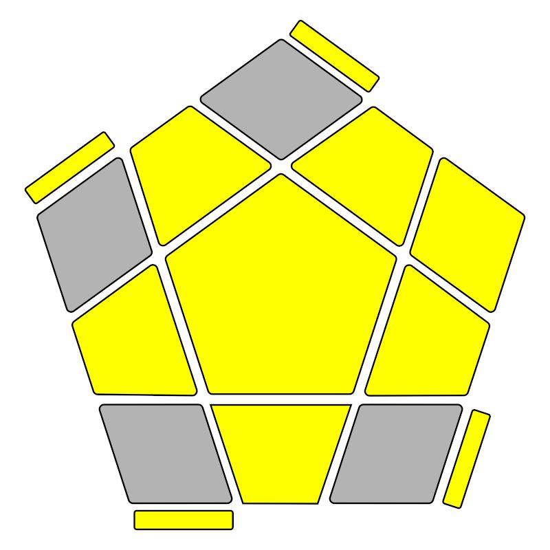 MEGA OLL 15 Megaminx OLL Alg